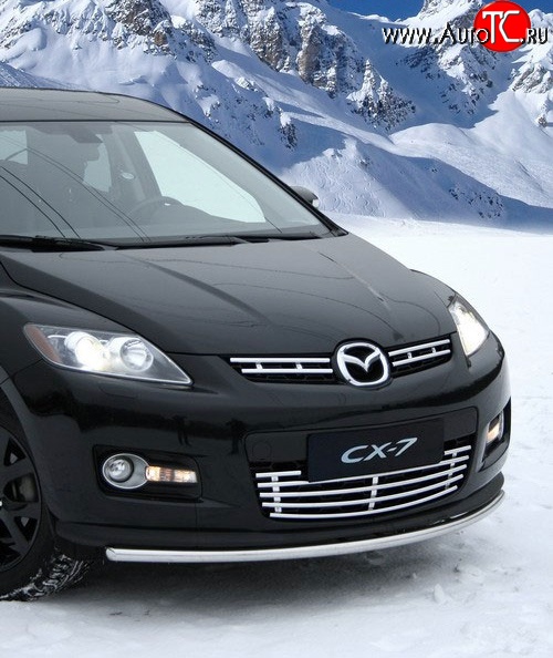 872 р. Декоративная вставка воздухозаборника Novline Mazda CX-7 ER дорестайлинг (2006-2010)  с доставкой в г. Калуга