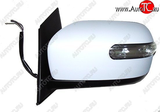 4 649 р. Боковое левое зеркало заднего вида SAT (поворот, обогрев, 8 контактов)  Mazda CX-7  ER (2006-2012) (Неокрашенное)  с доставкой в г. Калуга