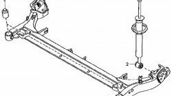 1 369 р. Полиуретановый сайлентблок балки задней подвески Точка Опоры Mazda 2/Demio DW рестайлинг (1999-2002)  с доставкой в г. Калуга. Увеличить фотографию 2