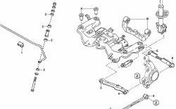 709 р. Полиуретановый сайлентблок нижних поперечных тяг задней подвески  Mazda 323/Familia  седан - Premacy  с доставкой в г. Калуга. Увеличить фотографию 2
