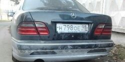 5 199 р. Накладка на задний бампер Sport  Mercedes-Benz E-Class  W210 (1996-1999) дорестайлинг седан  с доставкой в г. Калуга. Увеличить фотографию 1