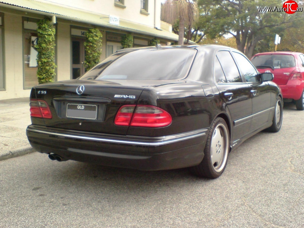 12 599 р. Задний бампер AMG Mercedes-Benz E-Class W210 дорестайлинг седан (1996-1999) (Неокрашенный)  с доставкой в г. Калуга