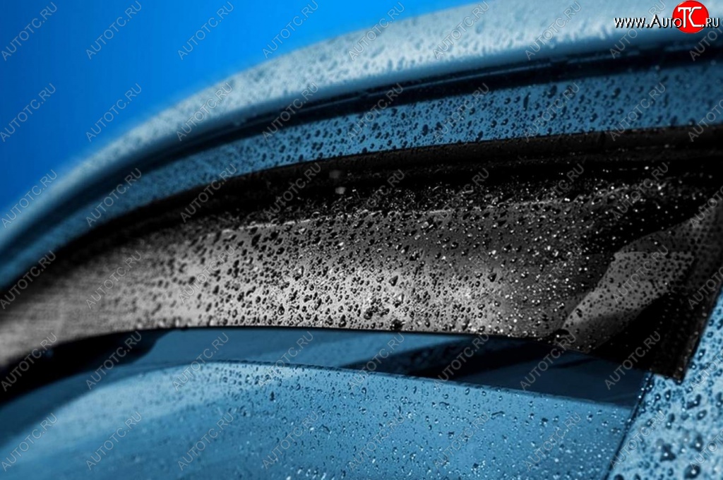 859 р. Дефлектора окон REIN (накладные, прямые, дымчатый) Mercedes-Benz Axor (2007-2012)  с доставкой в г. Калуга