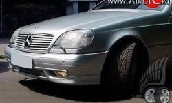 15 699 р. Передний бампер AMG Mercedes-Benz CL class C140 (1992-1999) (Неокрашенный)  с доставкой в г. Калуга. Увеличить фотографию 2