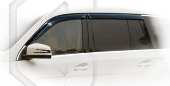 2 079 р. Дефлектора окон CA-Plastic Mercedes-Benz GLC class X253 (2015-2024) (Classic полупрозрачный, Без хром.молдинга)  с доставкой в г. Калуга. Увеличить фотографию 1