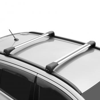 Багажник в сборе на низкие рейлинги LUX BRIDGE Mercedes-Benz (Мерседес-Бенс) GLC class (ГЛС) ( X253,  C253) (2015-2024) X253, C253  (серебро)