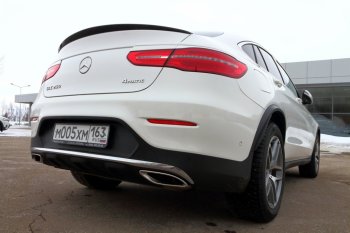 7 249 р. Спойлер багажника Autostl  Mercedes-Benz GLC class  C253 (2016-2024) (Неокрашенный)  с доставкой в г. Калуга. Увеличить фотографию 2