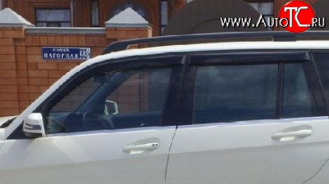 999 р. Комплект дефлекторов окон (ветровиков) 4 шт. Russtal Mercedes-Benz GLK class X204 дорестайлинг (2008-2012)  с доставкой в г. Калуга