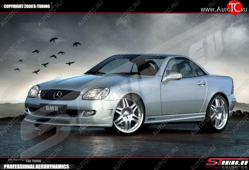 14 199 р. Пороги накладки ВМВ Mercedes-Benz SLK class R170 (1996-2003)  с доставкой в г. Калуга