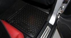2 499 р. Комплект ковриков в салон Element 2 шт. (полиуретан)  Mercedes-Benz SLK class  R171 (2004-2010)  с доставкой в г. Калуга. Увеличить фотографию 2