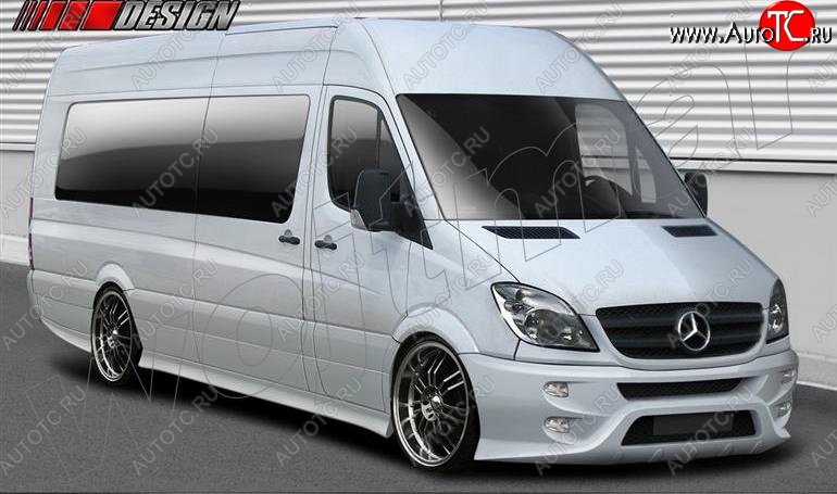 8 899 р. Передний бампер ST Mercedes-Benz Sprinter W906 (2006-2013)  с доставкой в г. Калуга