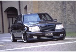 10 599 р. Передний бампер WALD Mercedes-Benz E-Class S124 универсал рестайлинг (1993-1996) (Неокрашенный)  с доставкой в г. Калуга. Увеличить фотографию 3