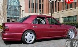 8 149 р. Пороги накладки WALD Mercedes-Benz E-Class W124 седан дорестайлинг (1984-1993) (Неокрашенные)  с доставкой в г. Калуга. Увеличить фотографию 1