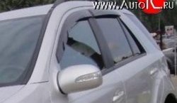 999 р. Комплект дефлекторов окон (ветровиков) 4 шт. Russtal  Mercedes-Benz ML class  W164 (2005-2008)  с доставкой в г. Калуга. Увеличить фотографию 1