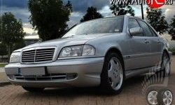 11 399 р. Передний бампер AMG Mercedes-Benz C-Class W202 дорестайлинг седан (1993-1997) (Неокрашенный)  с доставкой в г. Калуга. Увеличить фотографию 1