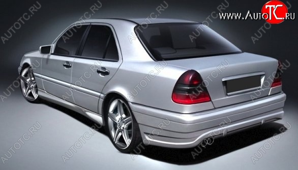 13 049 р. Задний бампер CSR Mercedes-Benz C-Class W202 дорестайлинг седан (1993-1997) (Неокрашенный)  с доставкой в г. Калуга