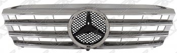 Решётка радиатора SAT (SPORT, с местом под эмблему) Mercedes-Benz (Мерседес-Бенс) C-Class (с-класс)  W203 (2000-2004) W203 дорестайлинг седан