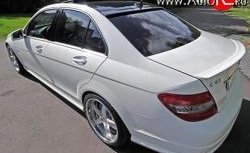 4 749 р. Козырёк на заднее лобовое стекло AMG Mercedes-Benz C-Class W204 дорестайлинг седан (2007-2011) (Неокрашенный)  с доставкой в г. Калуга. Увеличить фотографию 1