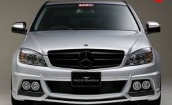 19 949 р. Передний бампер WALD Mercedes-Benz C-Class W204 дорестайлинг седан (2007-2011) (Неокрашенный)  с доставкой в г. Калуга. Увеличить фотографию 2