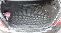1 599 р. Коврик в багажник Element (полиуретан) Mercedes-Benz C-Class W204 дорестайлинг седан (2007-2011)  с доставкой в г. Калуга. Увеличить фотографию 3