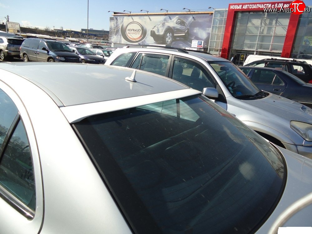 4 499 р. Козырёк на заднее лобовое стекло Elegance Mercedes-Benz E-Class W211 дорестайлинг седан (2002-2006) (Дорестайлинг (2002-2006))  с доставкой в г. Калуга