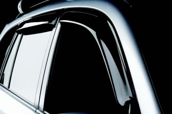 1 961 р. Дефлектора окон SIM Mercedes-Benz E-Class W213 седан дорестайлинг (2016-2020)  с доставкой в г. Калуга. Увеличить фотографию 3