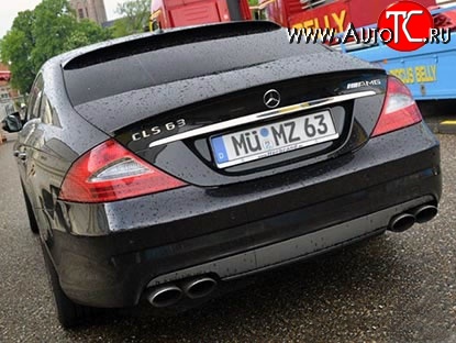 7 199 р. Козырёк на заднее стекло AMG Mercedes-Benz CLS class C219 (2004-2011) (Неокрашенный)  с доставкой в г. Калуга