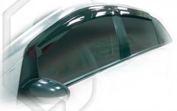 2 099 р. Дефлектора окон CA-Plastic Mercedes-Benz B-Class W245/T245 хэтчбэк (2005-2011) (Classic полупрозрачный, Без хром.молдинга)  с доставкой в г. Калуга. Увеличить фотографию 1