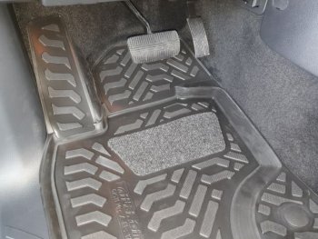 1 969 р. Коврики салона Aileron (3D с подпятником)  Mercedes-Benz X class  W470 (2017-2020)  с доставкой в г. Калуга. Увеличить фотографию 1