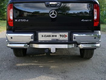 19 999 р. Фаркоп (тягово-сцепное устройство) TCC (надпись Mercedes-Benz) Mercedes-Benz X class W470 (2017-2020) (Оцинкованный, шар E)  с доставкой в г. Калуга. Увеличить фотографию 1