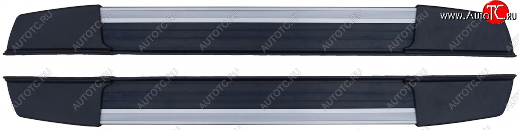 15 849 р. Алюминиевые порожки для ног Элеганс (короткая база) Mercedes-Benz Vito W639 рестайлинг (2010-2014)  с доставкой в г. Калуга
