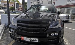 10 599 р. Решетка радиатора BRABUS WIDESTAR  Mercedes-Benz GL class  X164 (2006-2012) дорестайлинг, рестайлинг (Неокрашенная)  с доставкой в г. Калуга. Увеличить фотографию 1