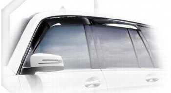2 099 р. Дефлектора окон CA-Plastiс  Mercedes-Benz GLK class  X204 (2008-2012) (Classic полупрозрачный, Без хром.молдинга)  с доставкой в г. Калуга. Увеличить фотографию 1