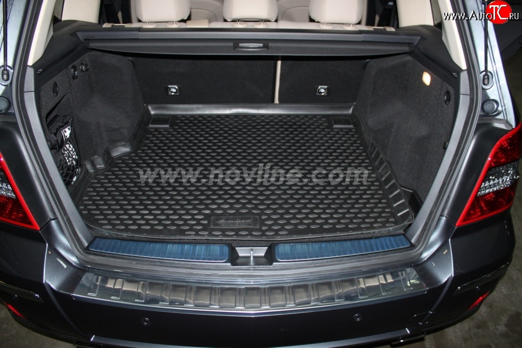 3 099 р. Коврик в багажник Element (полиуретан, с вырезом под ручку) Mercedes-Benz GLK class X204 рестайлинг (2012-2015)  с доставкой в г. Калуга