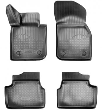 1 699 р. Коврики салонные Noplast (3D)  Mini Hatch  F55 (2014-2024) (Черные)  с доставкой в г. Калуга. Увеличить фотографию 1