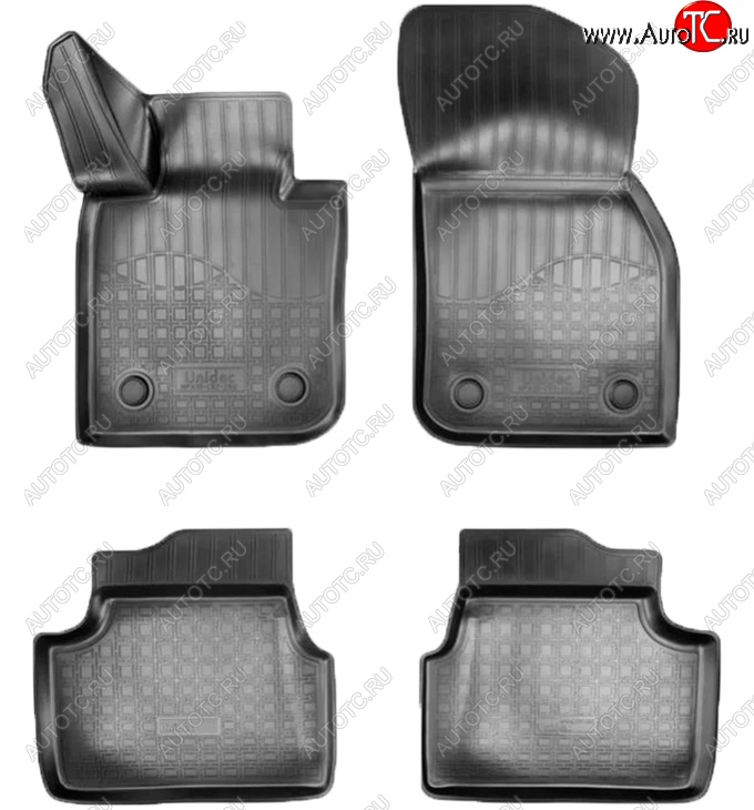 1 699 р. Коврики салонные Noplast (3D)  Mini Hatch  F55 (2014-2024) (Черные)  с доставкой в г. Калуга