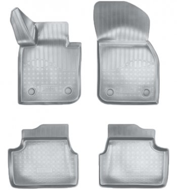 2 199 р. Коврики салонные Noplast (3D)  Mini Hatch  F55 (2014-2024) (Серые)  с доставкой в г. Калуга. Увеличить фотографию 1