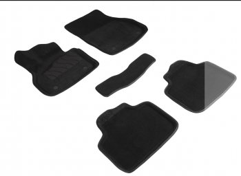 4 599 р. Коврики в салон SEINTEX 3D ВОРС (черный, комплект)  Mini Countryman  2 (2017-2024) (Цвет: черный)  с доставкой в г. Калуга. Увеличить фотографию 1