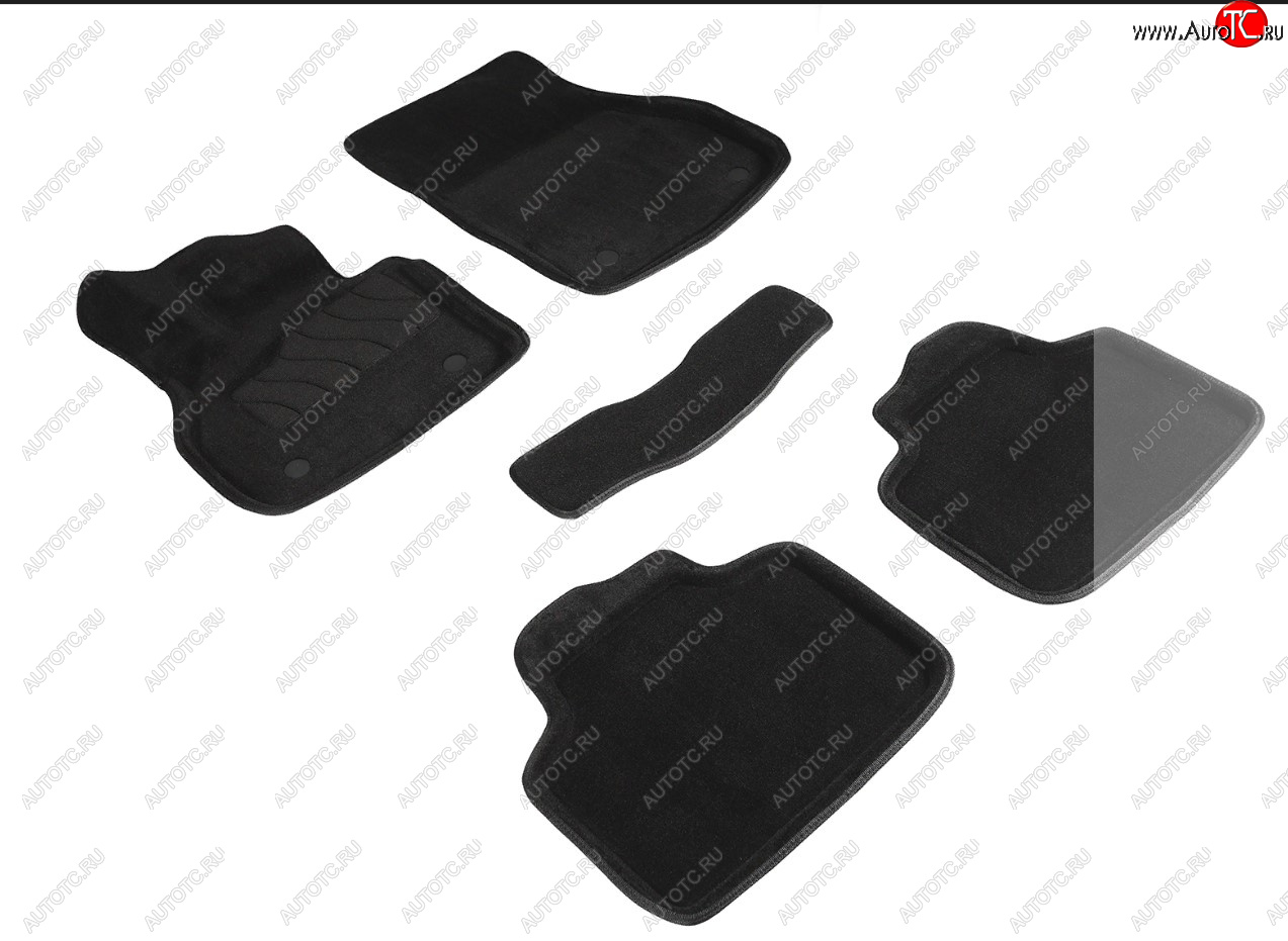 4 599 р. Коврики в салон SEINTEX 3D ВОРС (черный, комплект) Mini Countryman 2 (2017-2024) (Цвет: черный)  с доставкой в г. Калуга