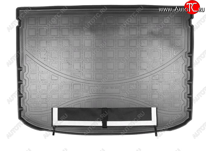 2 579 р. Коврик багажника Norplast  Mitsubishi Eclipse Cross  GK (2017-2024) (Черный, с погрузочным ковриком (фартуком))  с доставкой в г. Калуга