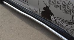 14 849 р. Защита порогов из круглой трубы диаметром 63 мм Russtal  Mitsubishi ASX (2013-2016) (Защита порогов с со скосами на торцах (вариант 1))  с доставкой в г. Калуга. Увеличить фотографию 6