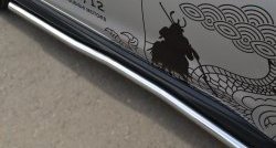 14 849 р. Защита порогов из круглой трубы диаметром 63 мм Russtal  Mitsubishi ASX (2013-2016) (Защита порогов с со скосами на торцах (вариант 1))  с доставкой в г. Калуга. Увеличить фотографию 9