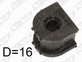 132 р. Резиновая втулка заднего стабилизатора (D=16) SAT  Mitsubishi ASX - Outlander  GF  с доставкой в г. Калуга. Увеличить фотографию 1