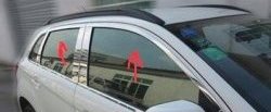 6 899 р. Верхние накладки на окна дверей СТ Mitsubishi ASX дорестайлинг (2010-2012) (Неокрашенные)  с доставкой в г. Калуга. Увеличить фотографию 1