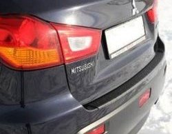 1 389 р. Накладка RA на задний бампер Mitsubishi ASX дорестайлинг (2010-2012)  с доставкой в г. Калуга. Увеличить фотографию 2