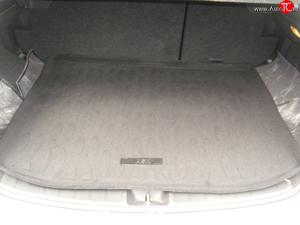 489 р. Коврик в багажник Aileron (велюр)  Mitsubishi ASX (2010-2016)  с доставкой в г. Калуга