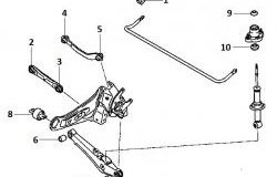 439 р. Полиуретановая втулка стабилизатора задней подвески Точка Опоры Mitsubishi Lancer 10 седан дорестайлинг (2007-2010)  с доставкой в г. Калуга. Увеличить фотографию 2