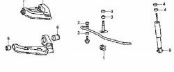 1 099 р. Полиуретановый сайлентблок нижнего рычага передней подвески (передний) Точка Опоры  Mitsubishi Delica (1986-1999)  с доставкой в г. Калуга. Увеличить фотографию 2