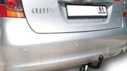 8 249 р. Фаркоп Лидер Плюс  Mitsubishi Grandis (2003-2009) (Без электропакета)  с доставкой в г. Калуга. Увеличить фотографию 1