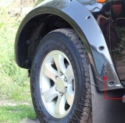 27 849 р. Накладки на колёсные арки RA (усиленные)  Mitsubishi L200  5 KK,KL (2015-2019) (Поверхность глянец (под окраску), Неокрашенные)  с доставкой в г. Калуга. Увеличить фотографию 2